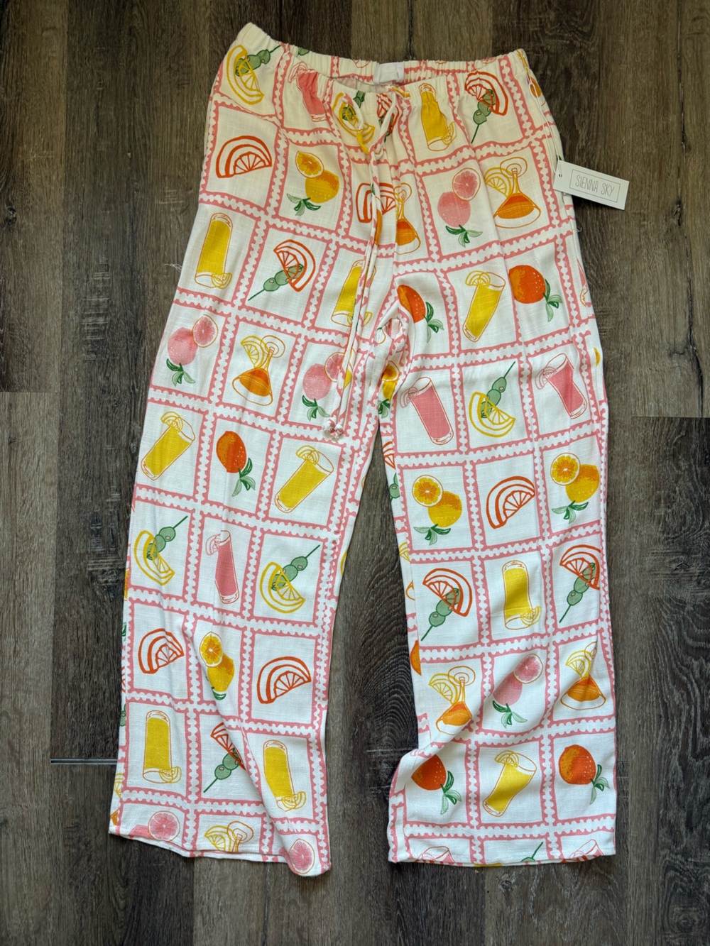 Women’s Citrus & CocktailPrint Flowy Pants